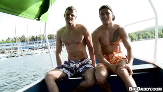 Two Dudes Have Anal Sex On The Boat!